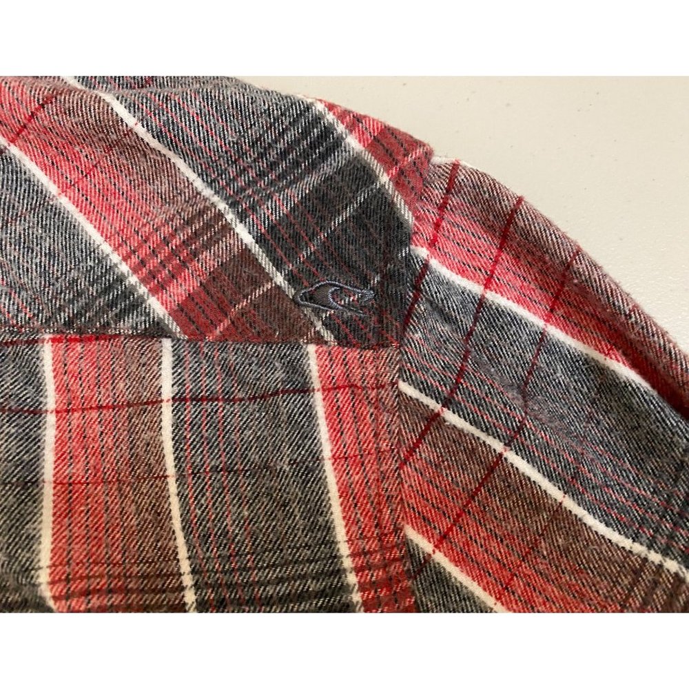 O'Neill Plaid Flannel Shirt Size L 90s Long Sleeve Grunge‎ Surf Skateboard Cali - Picture 11 of 16